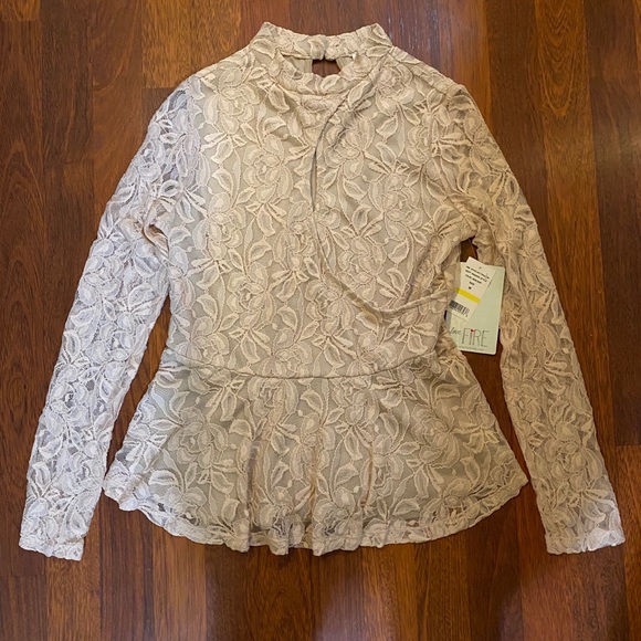 NWT Love, Fire Rose Blouse - Picture 1 of 2